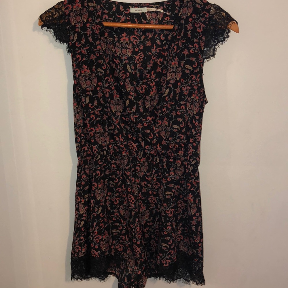 Urban Outfitters Lace Floral Romper